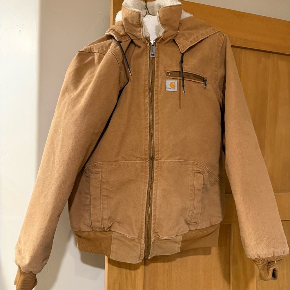 Carhartt Tan Sherpa-Lined Jacket